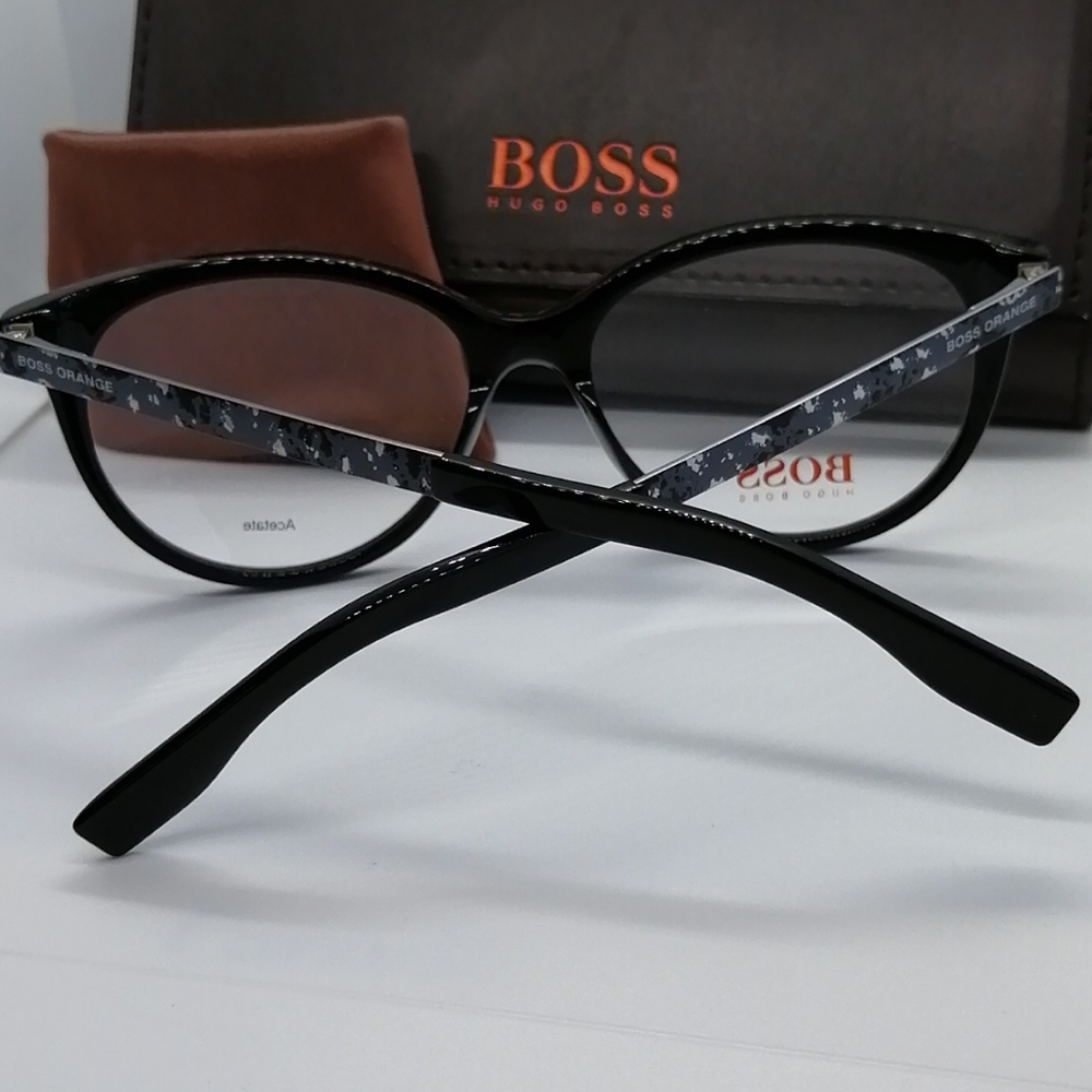 New/Authentic Eyeglass HugoBoss Orange BO0274 BLK - Picture 6 of 8